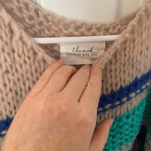 Chicwish chunky knit Pom sweater - Picture 4 of 5